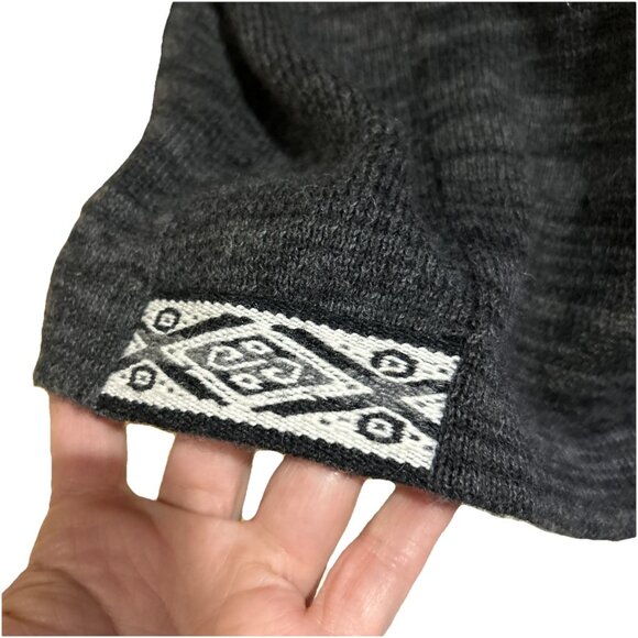 Paka The Hoodie Sweater Unisex XL Gray Royal Alpaca Wool Handmade Pullover - Picture 2 of 13